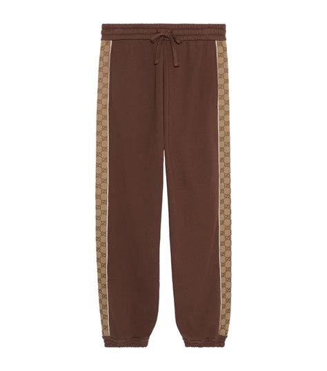 brown gucci sweatpants